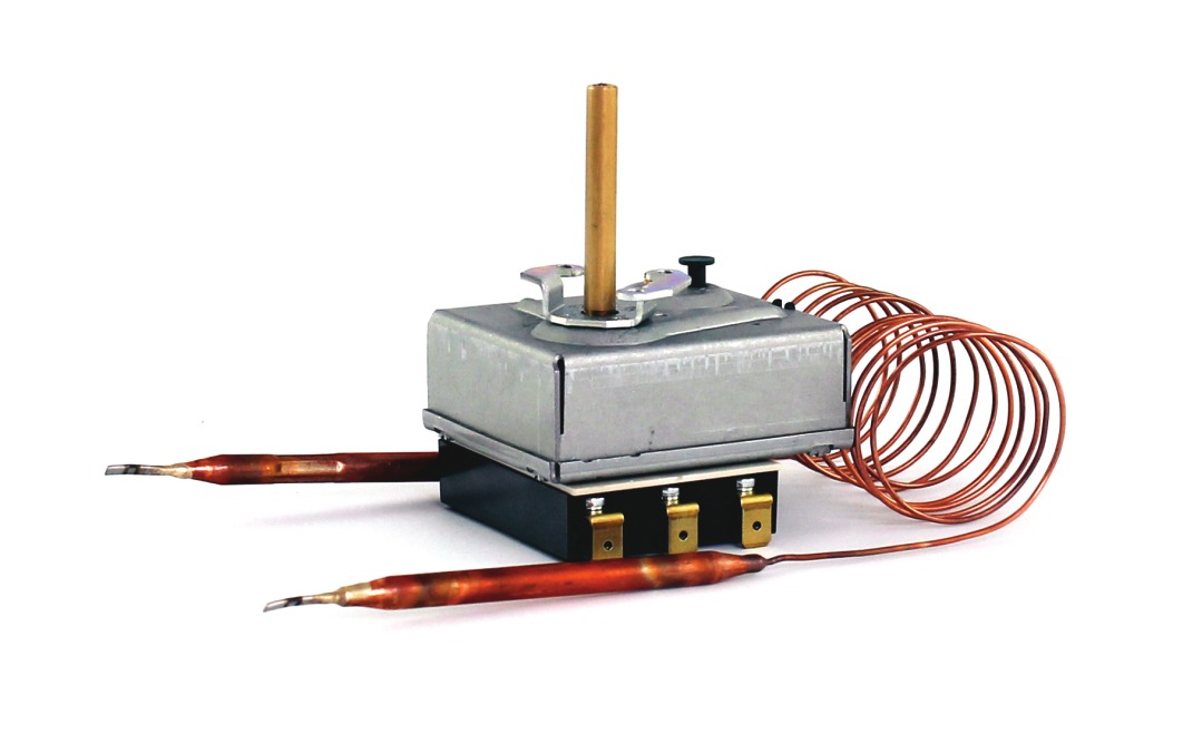Thermostat combined with a fuse RAC Thermis, spol. s r.o.