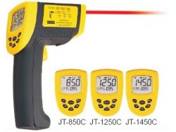 Hand-held contactless thermometer pyrometer