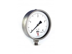 All stainless steel pressure gauge with bourdon pen