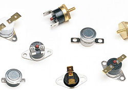 Bimetallic thermostats