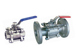 Ball valve three way